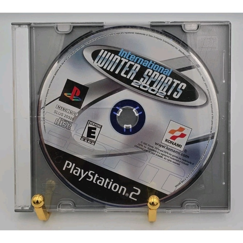 ESPN International Winter Sports 2002 Sony PlayStation 2 PS2 Konami Disc Only